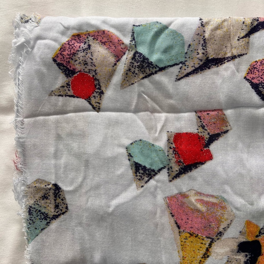 Talula Multicolor Geometric Scarf/Shawl